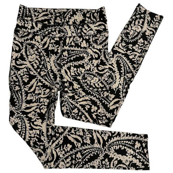Free People Movement City Leggings Black Combo Print Medium - Picture 1 of 9